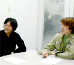 杉山プログラムマネージャーと田村プランナー